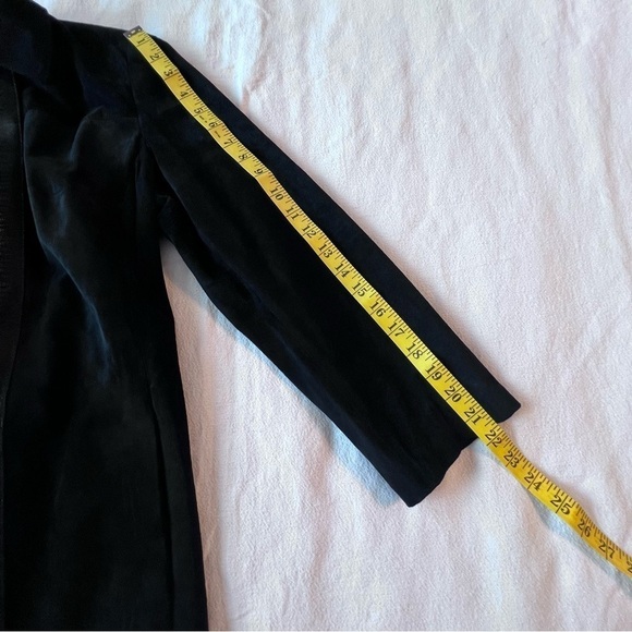 Preston & York Black Soft Suede Leather Full Zip Jacket Womens Size Medium - Picture 10 of 11